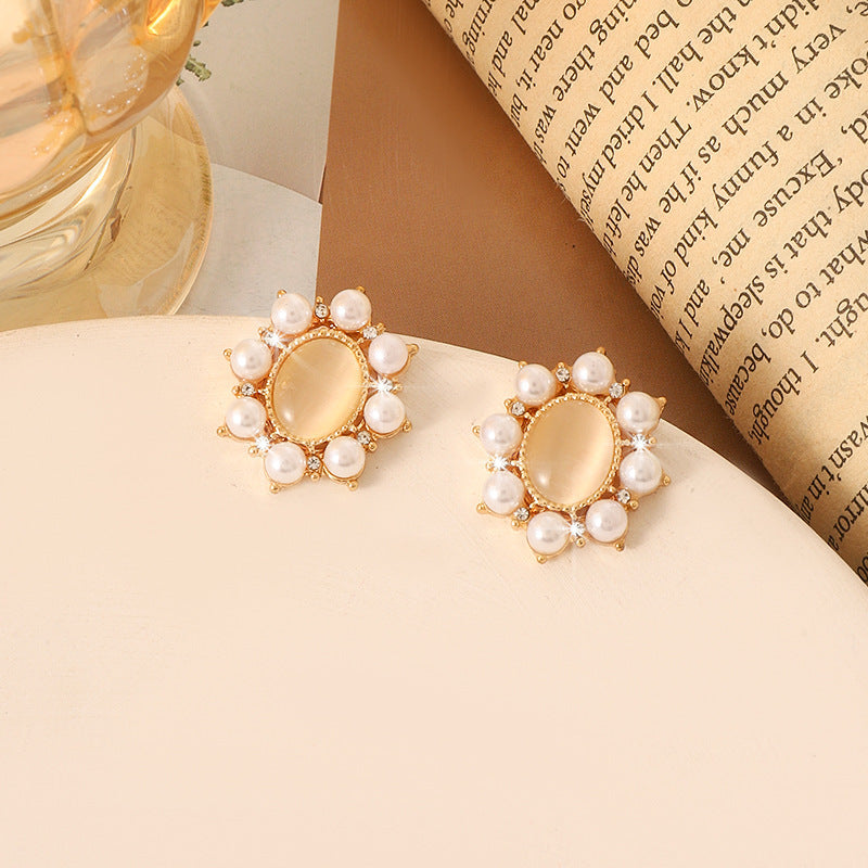 Korean Fashion Earrings Online Celebrity Live Streaming