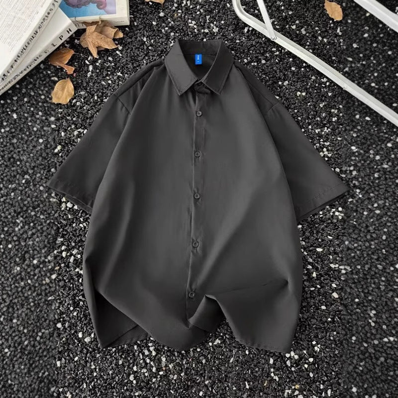 Summer Thin Half-Sleeve Shirt  Men’s Korean Style