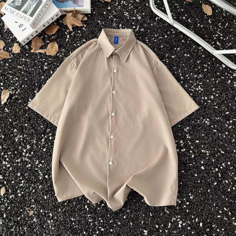 Summer Thin Half-Sleeve Shirt  Men’s Korean Style