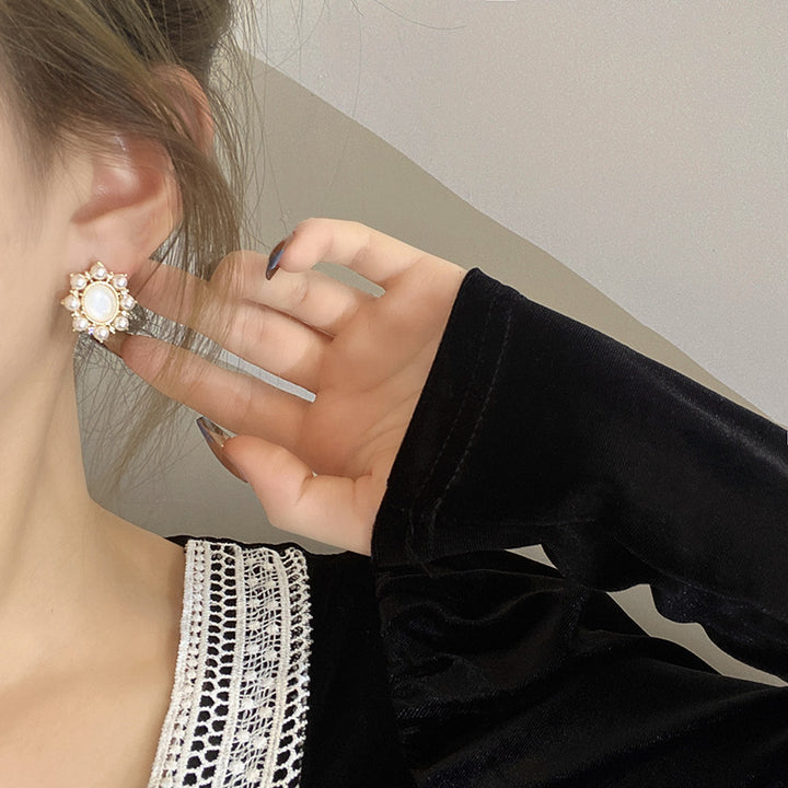 Korean Fashion Earrings Online Celebrity Live Streaming