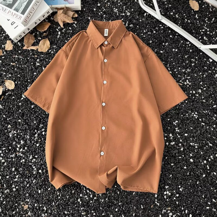 Summer Thin Half-Sleeve Shirt  Men’s Korean Style